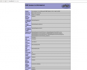pagina de informacion de php